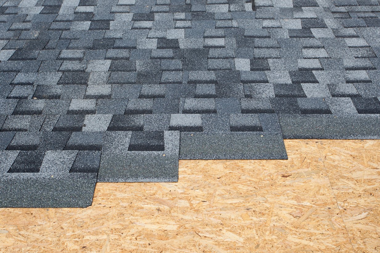 Asphalt Roofing Shingles Background